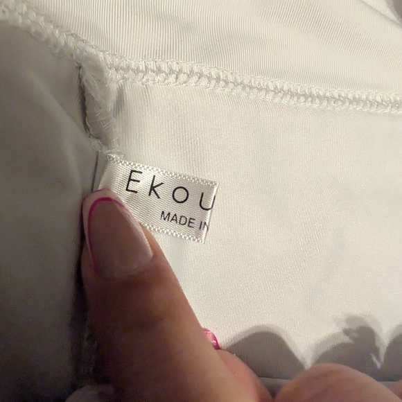 Blue Paisley Print with Pink Accents Active Performance Skort Lightweight - Picture 4 of 6